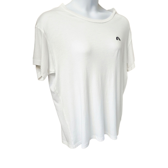 PINK VICTORIA SECRET Women's New Oversized White Logo Tee Size Large - Picture 6 of 13